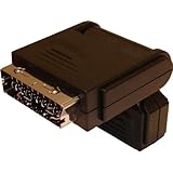 Cable Mountain 90 Degree Hinged Scart Adaptor