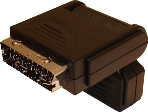 Preisvergleich Produktbild Cable Mountain 90 Grad Kippbarer Scart-Adapter