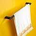 Produktbild Single Towel Bars, Wall Mounted Zinc Alloy Black Towel Rods, Bathroom Hardware Accessories