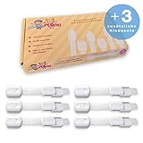 ✅ EINFACHE BEDIENUNG: Ohne Bohren oder Schrauben werden die Sicherungen durch einen starken Klebestreifen befestigt. Eine verständliche Gebrauchsanweisung hilft Ihnen bei Montage und Benutzung.