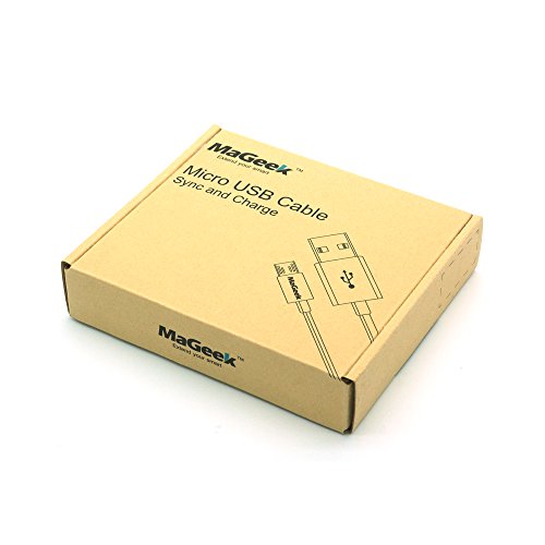 MaGeek® [2-Pack] 1.8m Extra Langes Premium Micro USB Kabel Schnell Aufladen Synchronisationen und Ladekabel für Android, Samsung, HTC, Motorola, Nokia, LG, HP, Sony,und mehr (Blau) - 7