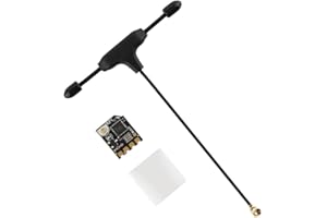 SOLOGOOD RadioMaster 2.4GHz RP1 ELRS FPV Receiver ExpressLRS Nano Receiver Come with 65mm UFL T Antenna for TX16S TX12 Zorro ELRS RC Radio Transmitter