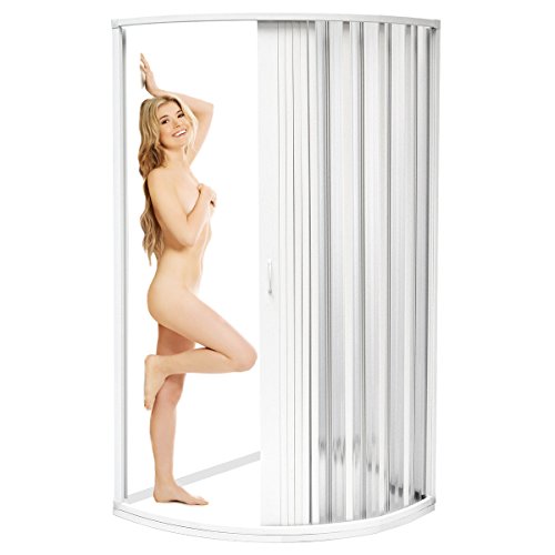 Preisvergleich Produktbild Duschabtrennung Viertelkreis Duschwand Korsika 90x90x185 cm