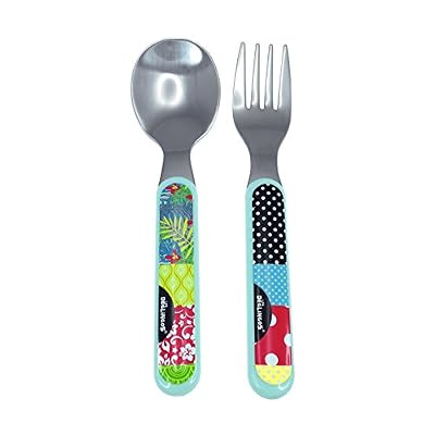 Les Deglingos GLOBE TROTOYS Lot Fourchette et Cuillère Déglingos Blanc