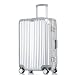 Produktbild Trolley-Koffer PC Aluminiumrahmen Koffer Universal-Radgepäck 20 Zoll Zoll Passwort Einsteigen Chassis (Farbe : Silber, größe : 20 inch)
