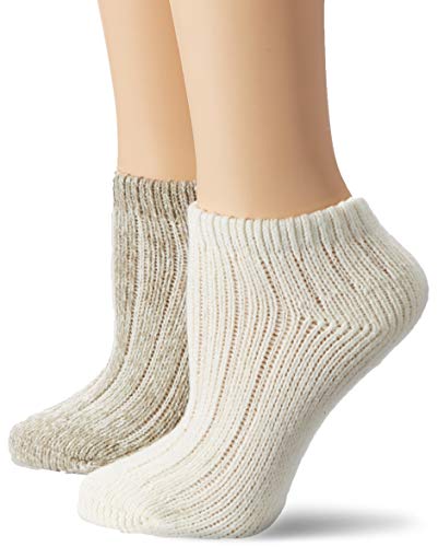 s.Oliver Socks Damen Füßlinge S24161, Weiß (Offwhite 1201), 35/38, 2er Pack