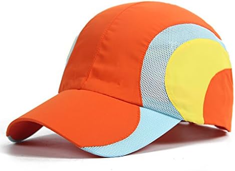 WENJUN Outdoor Baseball Cap Sunscreen Sun Hat Riding Hat Sports Hat Visor Summer Hat Men Summer Thin Net Unisex Hat (Color : Orange)