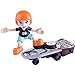 Produktbild HKFV Elektrischer Stuntscooter Kinderspielzeug Licht Musik Cartoon Roller Karikatur-elektrisches Stunt-Roller-Licht-Musik-Kinder lustiges Spielzeug, das Platte schiebt Skateboard Spielzeug