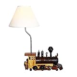 √ Fácil de montar; El mejor regalo para el cumpleaños infantil. Regalo de Navidad; Lámpara de mesa creativa de la decoración del tren de la historieta, muchos momentos felices. Materiales seguros y resistentes.