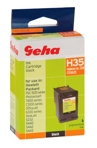 Preisvergleich Produktbild Geha Tintenpatrone für HP ersetzt Nr. 336 schwarz