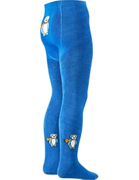 Playshoes Baby-Unisex Thermo-Strumpfhose Pinguin, BLICKDICHT