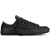 Logo am Innenknöchel Converse CT AS OX BLACK MONO, Unisex-Erwachsene Low-top, Schwarz (Black), 39 EU