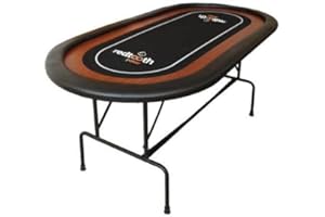 Redtooth Poker 8 Seat Speed Cloth Poker Table with Foldable Legs and Carry Case