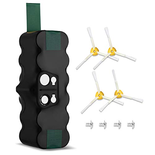 Powerextra iRobot Roomba Batería 4500mAh Ni-MH 14.4V Batería para iRobot Roomba Series 510 530 535 540 550 560 570 580 610 760 770 780 800 870