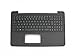 Produktbild IPC-Computer Tastatur (DE) inkl. Topcase (Schwarz, Wabenmuster) für ASUS F555LB Serie