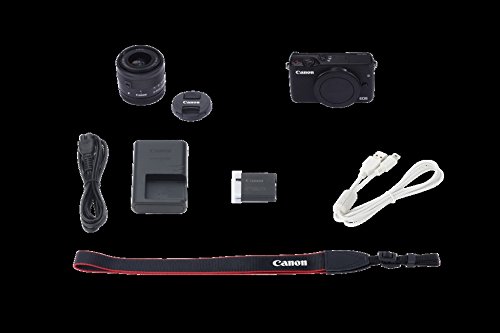 Canon EOS M10 Kit Fotocamera Mirrorless con Obiettivo EF-M 15-45 mm, 18 Megapixel, Nero