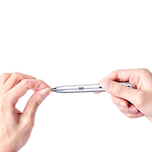 togsin Universal Point Active Eingabestift 1,9 mm Fine Pom Spitze Präzisions-Stylus-Pen für Zeichnen und Schreiben nur kompatibel IOS Android Touchscreen Handys, Tablets, Kindle etc. silber - 5