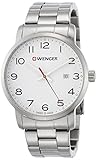 Wenger Unisex ErwachseneArmbanduhr Analog Quarz Edelstahl 01.1641.104