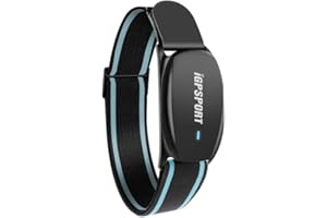 iGPSPORT HR70 Moniteur de fréquence Cardiaque, Brassard étanche Bluetooth Ant+ Idéal pour Le Vélo Jogging Yoga Fitness