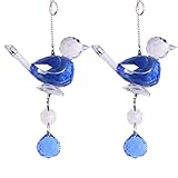 Material: Glaskugel Anhänger + Metallkette.