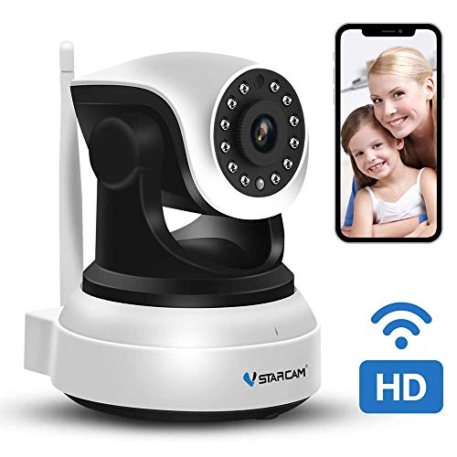 VStarcam Camera Surveillance WiFi Audio Bidirectionnel Cloud Caméra IP Vision Nocturne avec Alerte de Détection de Mouvement pour Maison (RÉF. C24)