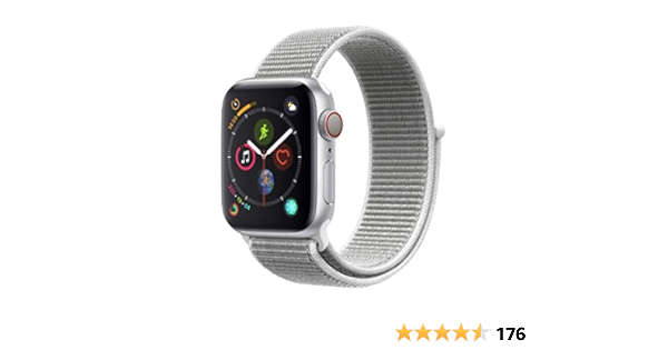 Apple Watch Series 4 GPS + Cellular, 40mm Aluminiumgehäuse, Silber, mit  Sport Loop, Muschel : Amazon.de: Elektronik \u0026 Foto