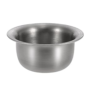 Shaving Brush Bowl Stainless Steel Shaving Mug Cup Men's Barber Soap Bowl Face Cleaning Tool - Image 6