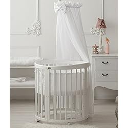 ComfortBaby® SmartGrow 7 en 1 multifonction Lit de Bébé et d'enfant Blanc