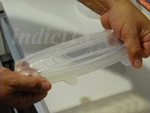 Kit 5 Deckeln Silikon Universal ausziehbar - 4