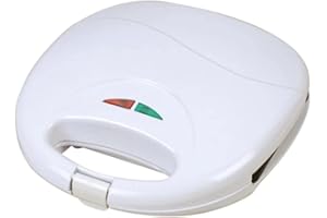 Sandwichera COMELEC SA-1204 2 cavidades sin corte 750W blanco