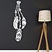 Produktbild hllhpc Feder Wandtattoos Vinyl Kunst Wohnkultur Für Wohnzimmer Wald Tribal Boho Böhmischen Schlafzimmer Dekoration Removale Mural18 * 57 cm