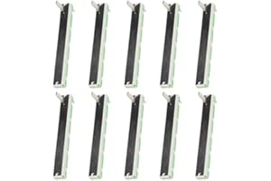 WMYCONGCONG 10 PCS B103 10K Ohm Schiebepotentiometer Doppellineares 10K elektronisches Potentiometer, 75 mm, 60 mm Federweg