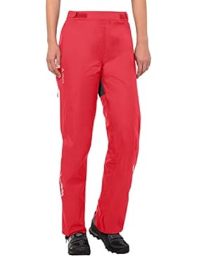 Vaude–Pantaloni da donna Tremalzo Rain Pants, Donna, Hose Tremalzo Rain Pants, fiamma, 34