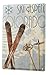 Produktbild Blechschild Sport Ski Skistöcke Aspen Colorado Deko Wand Schild 20X30 cm