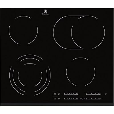 Electrolux EHF6547FOK - Vitrocéramique - 4 plaques de cuisson - Niche - largeur : 56 cm - profondeur : 49 cm - noir