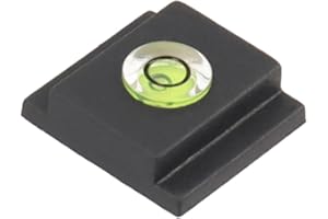 KHALIA-FOTO ayex Blitzschuhabdeckung mit Dosenlibelle für Standard-Blitzschuh Blitzabdeckung + Wasserwaage S5