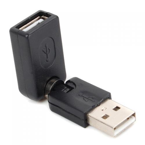 MagiDeal Swivel Twist Winkel USB 2.0 Stecker auf weibliche Kabelkonverter - 2