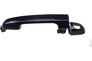 REJOG4 AUTO Maniglia per porta esterna anteriore sinistra nera adatta per Hyundai i20 07-14 82651-1J000