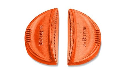 De Buyer 8360.30 Lot de 2 Anses Amovibles Silicone Oranges