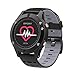 Produktbild Suney Laufendes Armband, stilvolle GPS Smartwatch Bluetooth Wasserdichte Herzfrequenz/Sleep Überwachung Multi Sport Mode OLED Farbbildschirm Smart Armband kompatibel mit Android und iOS Telefon -Grau