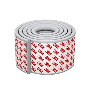 Primetan Child Safety Cushions Furniture Edge Guard Strip Strong Kids Protection Multi-Functional Cabinet,Refrigerator,Cupboard Chair Glass Table Protector (Gray)