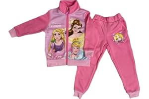 arlis Ensemble jogging Princesse Disney Sweet zippé de couleurs contrastées, image de héros devant. Finitions élastiquées