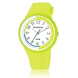 Jungen m?dchen gelee e-sport quarzuhr, 100 m wasserdicht led silikon armband im freien einfach mode frische kinder armbanduhr-C