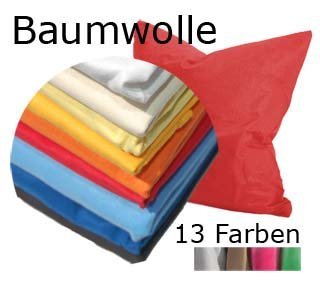 Paket mit 2x Baumwoll Kissenbezug 40×80 cm in 13 versch. Farben erhältlich - 5