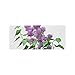 Produktbild Purple Violet Lilac Flower Cool Lether Business Card Coin Id Pouches Holder Travel Clutch Purse Money Clip Bifold Wallet Case for Girls Men and Women Front Pocket Checkbook