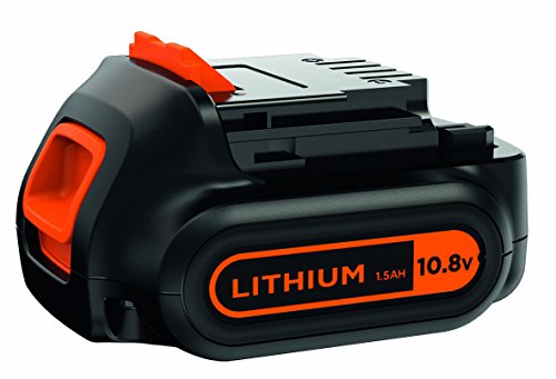 Black+Decker 10,8 V Li-Ion Ultra-Kompakt-Bohrer, LED-Arbeitslicht, 2 Slidepack-Akku, 400 mA Ladegerät, Koffer, BDCDD12KB - 3
