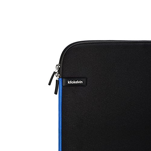 Laptop Hülsen Kasten Beutel 11-15.6 Zoll Wasser-beständiger Neopren weicher Notizbuch Computer Fall Tablette Aktenkoffer Carring Beutel-Abdeckung für Macbook Air Pro / Oberfläche / Notizbuch Computer / Tablette PC / Ultrabook durch Kilokelvin (14.1 Schwarz und Blau) - 5