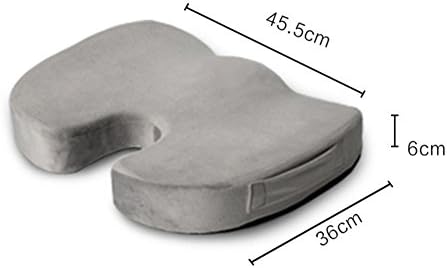 L Seat Cushion Memory Foam For Lower Back Pain - Ideal Comfort Seat For Office Chairs, Lounge Chairs, Wheelchairs, Car Seats - Effective Cushioning Of Coccyx Traumatic Pain, Sciatica, Hemorrhoids, Pelvi