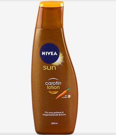 Nivea Sun Carotene Lotion Deep Tanning NO SPF, 200m