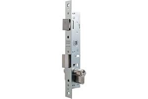 Tesa Assa Abloy, 220015HZ, Serrure monopoint pour profils métalliques, fer galvanisé